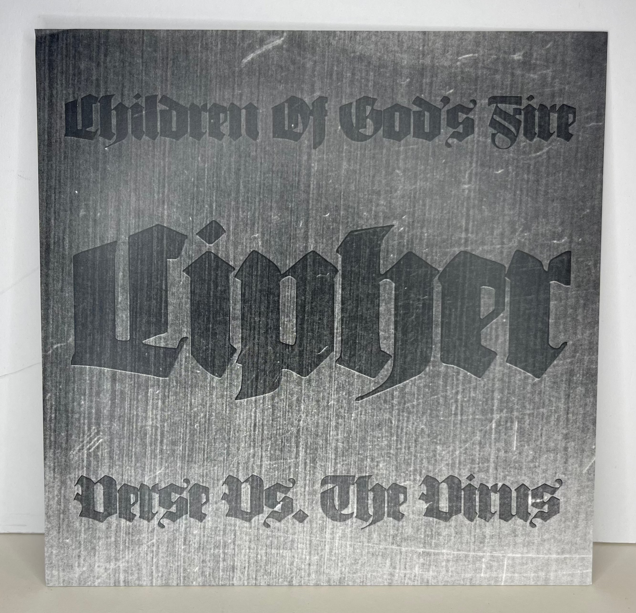 Children of God's Fire 20th Anniversary 7" lathe-cut record