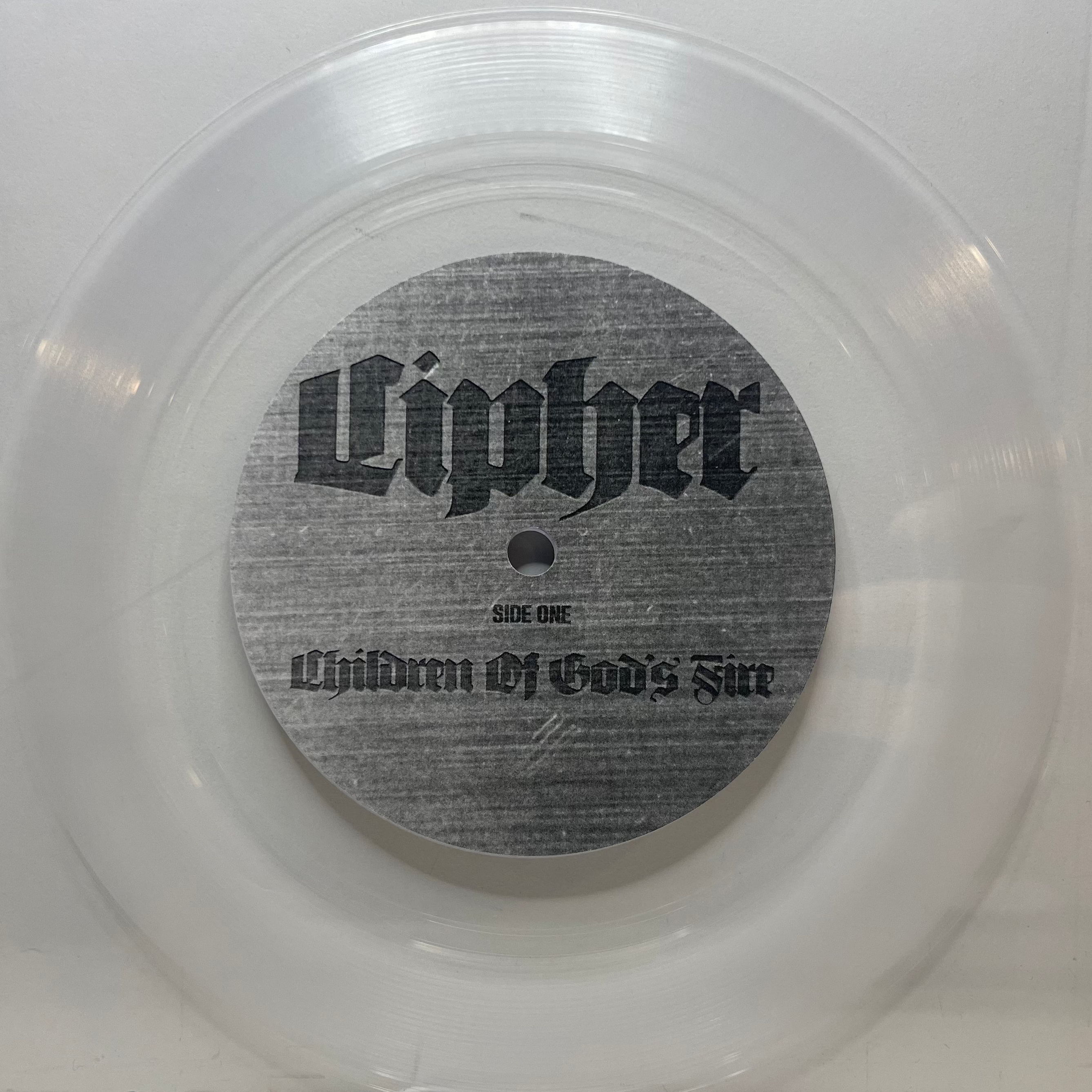 Children of God's Fire 20th Anniversary 7" lathe-cut record