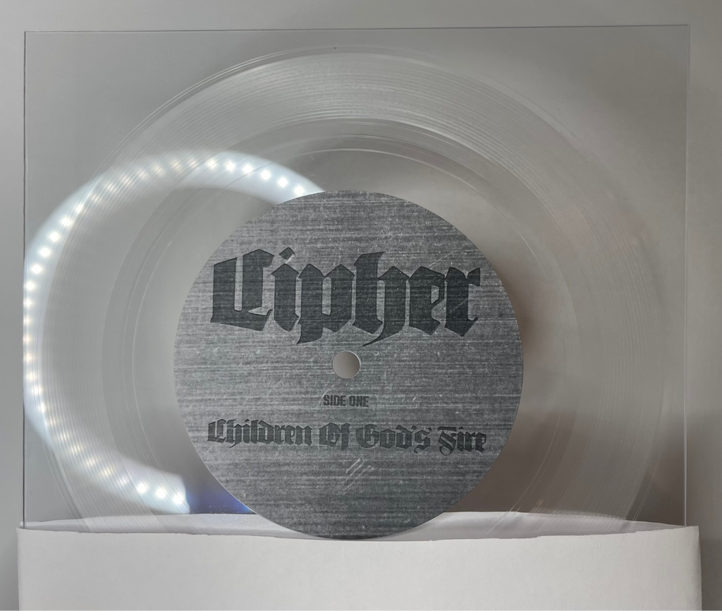 Children of God's Fire 20th Anniversary 7" lathe-cut record